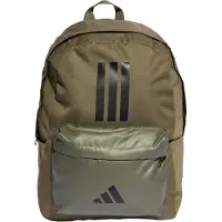 Adidas Rugzak 'Classic Back-to-School 3-Stripes' kaki / zwart