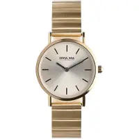 Lucardi Analoog horloge 'Masche' goud / zilver