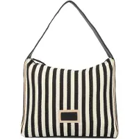 Tom Tailor Shopper 'Malie' beige / zwart
