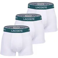 Lacoste Boxershorts lichtgrijs / donkergroen / wit