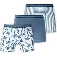 Schiesser Onderbroek blauw denim / wit