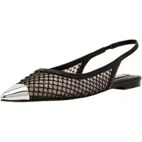 Steve madden Slingpumps zwart / zilver