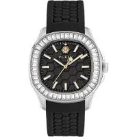 Philipp Plein Analoog horloge zwart / zilver