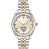Philipp Plein Analoog horloge 'Valentine' goud / lila / zilver