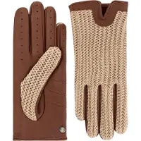 Roeckl Vingerhandschoenen 'SANREMO TOUCH' crème / bruin