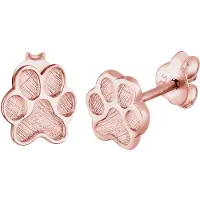 Elli Oorbellen 'Pfote' rose-goud