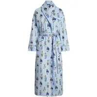 Ralph Lauren Badjas kort ' Iconic Bear ' blauw
