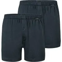 Schiesser Boxershorts ' Basic ' nachtblauw