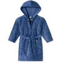 Schiesser Badjas 'Aqua' blauw