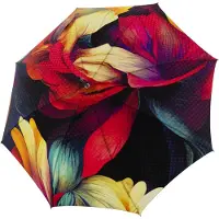 Doppler Paraplu 'Elegance Boheme' blauw / geel / rood / zwart