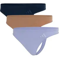 Adidas String ' Sport Active Seamless Thong ' cappuccino / sering / zwart