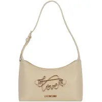 Love Moschino Schoudertas 'Script' beige / goud