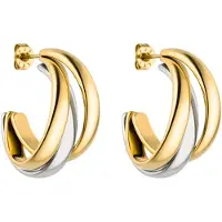 Purelei Oorbellen 'Cascade' goud / zilver