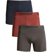 Chasin' Boxershorts 'Thrice Matz' chamois / roestrood / zwart
