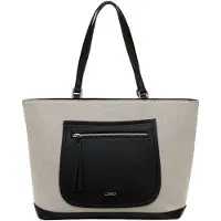 L.credi Shopper 'Paola' grijs / zwart