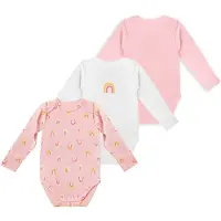 Dim Rompertje/body geel / pink / wit