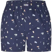 Happy Shorts Boxershorts ' Motives ' donkerblauw / gemengde kleuren