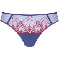 Mey Slip 'Mysterious' donkerblauw / robijnrood