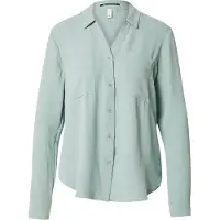 QS Blouse cyaan blauw