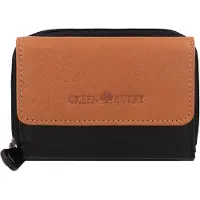 Greenburry Portemonnee 'Nappa' sepia / zwart