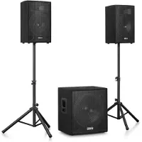 VONYX VX1218BT Geluidsinstallatie - Complete set met Bluetooth - 2.1