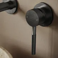 Saniclear Iron Curved hendel voor inbouw wastafelkraan en staande badkraan (SK24863 en SK24872)