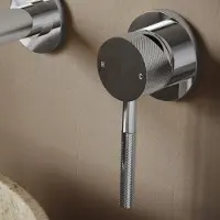 Saniclear Talpa Curved hendel voor inbouw wastafelkraan en staande badkraan (SK11756 en SK22957)