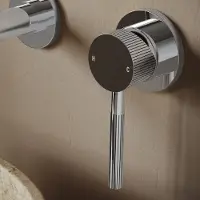 Saniclear Talpa Stripes hendel voor inbouw wastafelkraan en staande badkraan (SK11756 en SK22957)