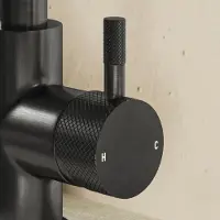 Saniclear Iron Curved hendel voor Matrix wastafelkraan (SK24862)