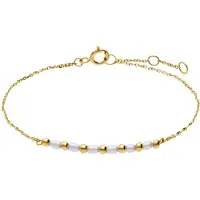 Lucardi Armband goud / wit