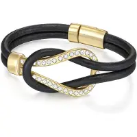Lulu & Jane Armband goud / zwart