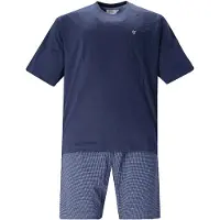 Hajo Pyjama kort navy