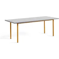 HAY Two-Colour eettafel 90x200 cm Ochre-light grey
