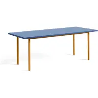 HAY Tafel Two-Colour Ochre Powder Coated Steel Frame Blue L200 x W90 x H74 cm
