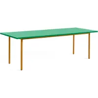 HAY Tafel Two-Colour Ochre Powder Coated Steel Frame Green Mint L240 x W90 x H74 cm