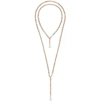 Liebeskind berlin Ketting rose-goud / parelwit