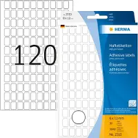 Herma Etiket 2310 8x12mm wit 3840 stuks - 3 stuks