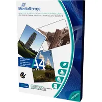 MediaRange Inkjet Fotopapier Glanzend A4 160 g/m² Wit 50 Vellen