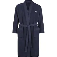 Jan Vanderstorm herren Badjas - 80/82 - donkerblauw - Plus Size