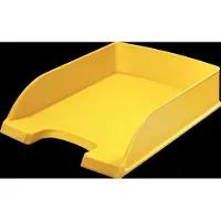 Leitz Plus Brievenbakje PS (Polystyreen) Stapelbaar A4 Geel
