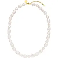 Purelei Ketting 'Keshi Moonlight' goud / parelwit