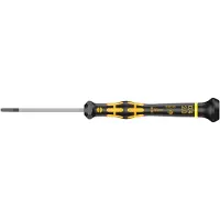 Wera Tournevis électronique ESD plat, Larg. : de la lame : 2,0 mm, Épais. : de la lame 0,40 mm, Long. de la lame 60 mm, Long. totale : 157 mm