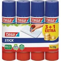 TESA Lijmstift Stick 20 g Transparant 57088-00200-00 4 Stuks à 20 g