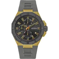 GUESS Analoog horloge mosterd / goud / kaki / donkergroen