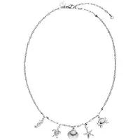 Purelei Ketting 'Underwater World' zilver / transparant