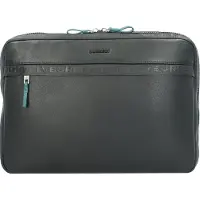 Burkely Laptoptas 'Bold Bobby' turquoise / zwart
