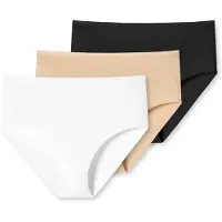 Schiesser Slip 'Uncover' nude / zwart / wit