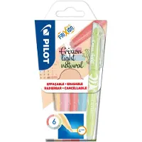 Pilot Frixion Light Natural - Wallet van 6 Markers