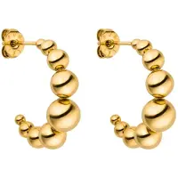 Purelei Oorbellen 'Bubbly' goud
