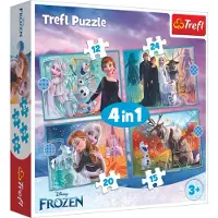 Trefl puzzelset Frozen 4in1 - Disney Frozen 2 kinderpuzzel.